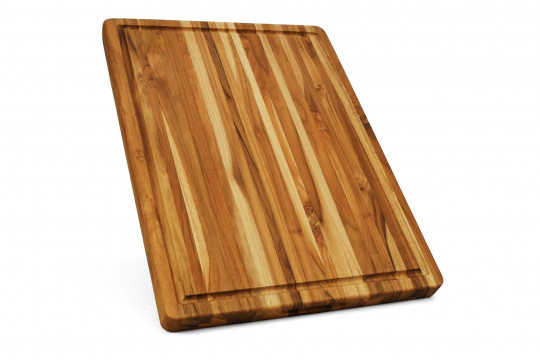 Rectangular Real Teak Cutting Board 22x16x1.25 IN